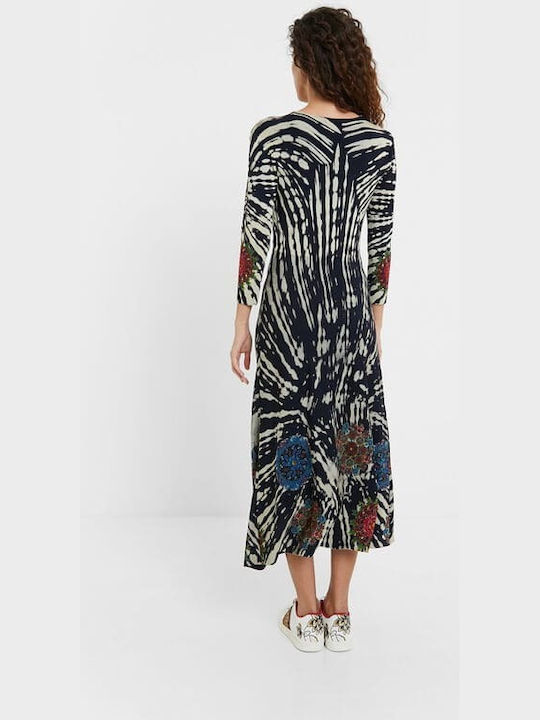 Desigual Shangai Knitted Dress All Day Navy Blue