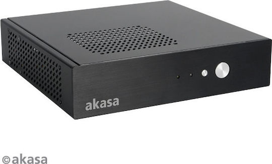 Akasa Cypher Winzig klein Computergehäuse Schwarz