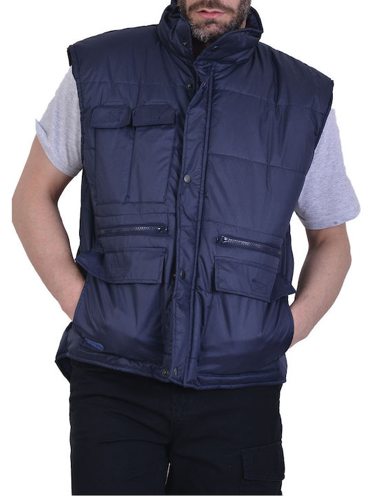 Ergo Waterproof Men's Safety Vest Blue