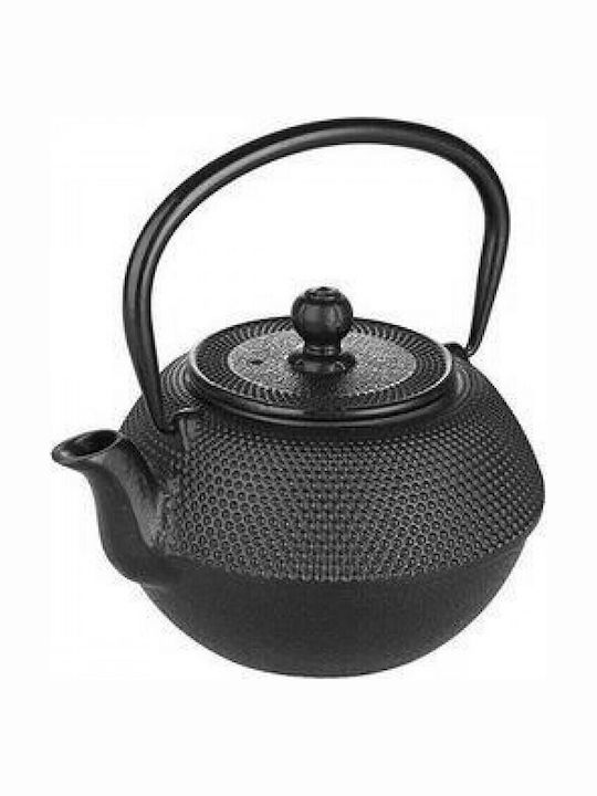 Dinox Oriental Τσαγιέρα με Φίλτρο Μαντεμένια Black 1200ml