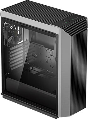 Deepcool CL500 Gaming Midi Tower Computer Case with Side Window Black