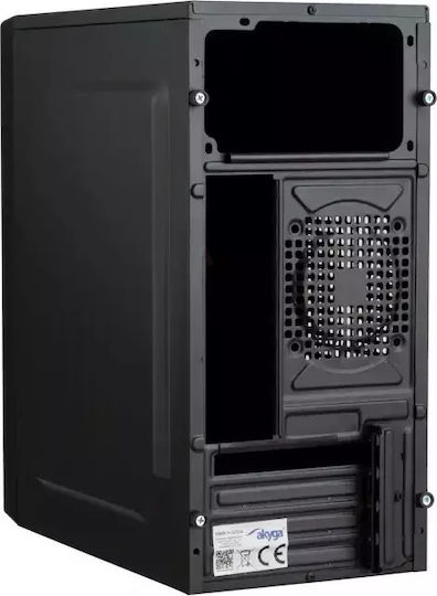 Akyga AK36BK Micro Tower Computer Case Black