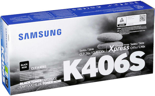 Samsung CLT-K406S Original Toner Laser Printer Black 1500 Pages (SU118A)