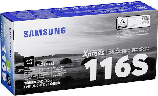 Samsung MLT-D116S Original Toner Laser Printer Black 1200 Pages (SU840A)