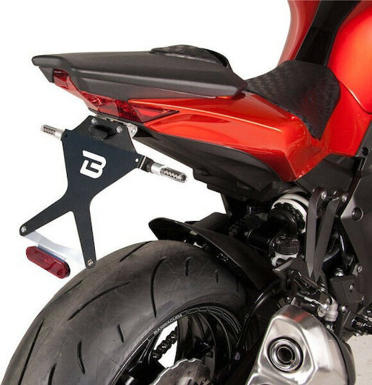Barracuda Foldable Motorcycle License Plate Holder for Universal
