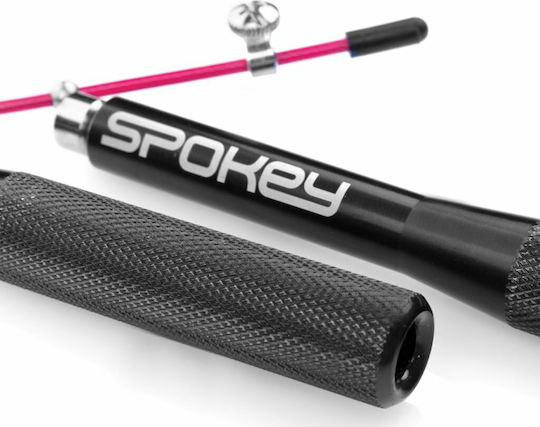 Spokey Crossfit Tweet II Σχοινάκι Ταχύτητας Ροζ με Ρυθμιζόμενο Μήκος
