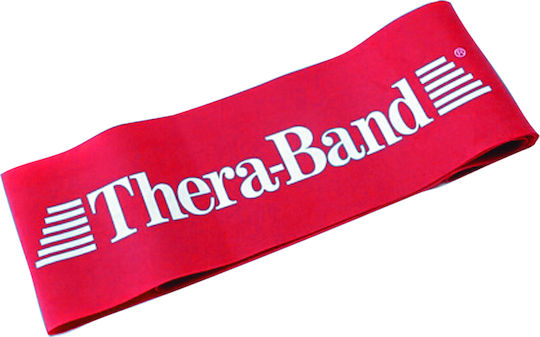 Thera-Band Mini Λάστιχο Γυμναστικής Loop Μέτριο Κόκκινο 0.455m