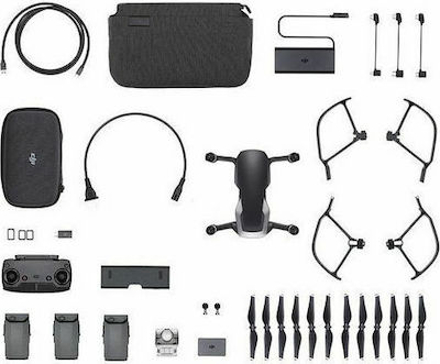 DJI Mavic Air (Fly More Combo) Drone 2.4 GHz με Κάμερα 2.7K 30fps HDR Συμβατό με Γυαλιά FPV σε Μαύρο Χρώμα