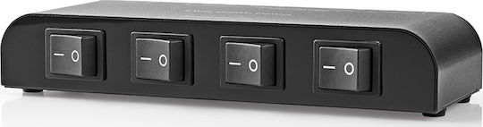 Nedis Aswi2604bk Συσκευή Σύνδεση 4 Σετ Ηχείων 4-16 Ω 1 Ενισχυτή