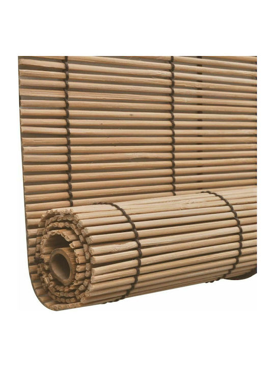 vidaXL Shade Blind Bamboo Coffee L100xH220cm