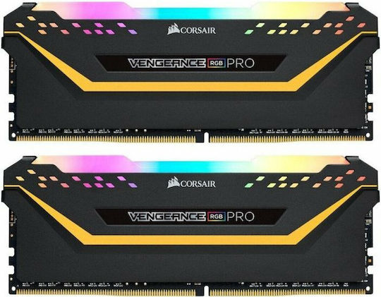 Corsair Vengeance RGB Pro TUF Gaming DDR4 16GB RAM with 2x8GB Modules and Speed 3200 for Desktop