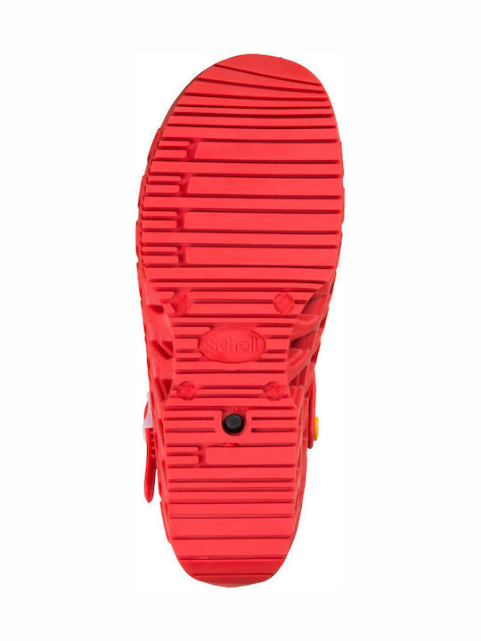 Scholl Evo Анатомични Клоги Червен