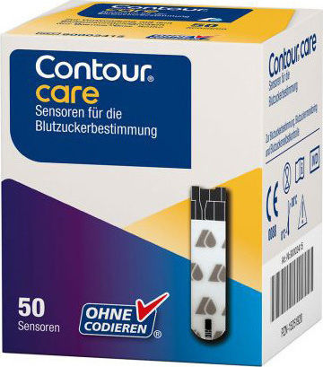 Ascensia Contour Care Ταινίες Μέτρησης Σακχάρου 50τμχ