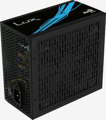 Aerocool LUX 650W Black Computer Power Supply Full Wired 80 Plus Bronze