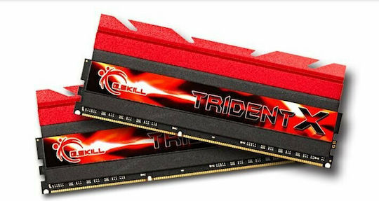 G.Skill TridentX DDR3 16GB RAM με 2x8GB Modules και Ταχύτητα 2400 για Desktop