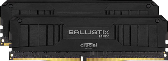 Crucial Ballistix 64GB 16GB×4 Crucial Ballistix MAX 16GB DDR4 RAM cu 2 module (2x8GB) și Viteză