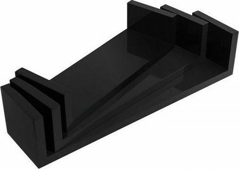 Rafturi Negre De Perete 3 Bucăți 40x9x10 Cm