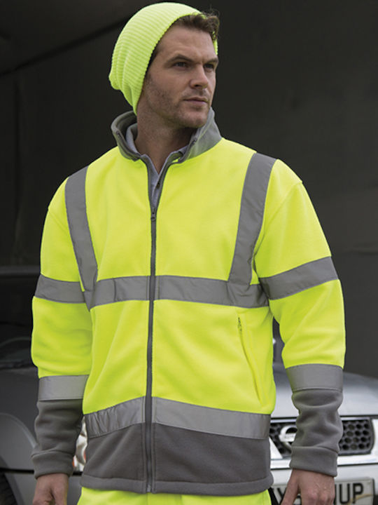 Result Safe-Guard Safety Μπουφάν Εργασίας Ανακλαστικό Κίτρινο