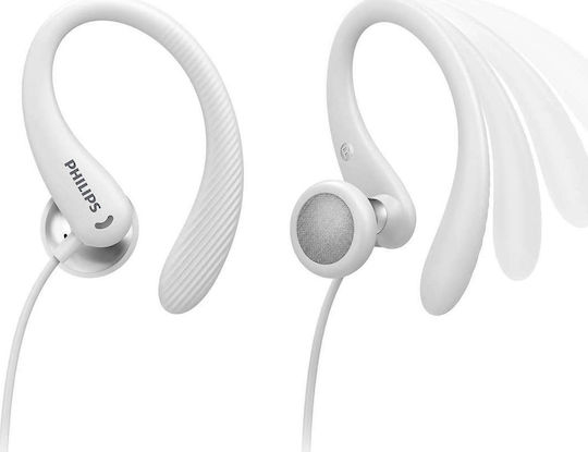 Philips TAA1105 Earbuds Handsfree με Βύσμα 3.5mm Λευκό