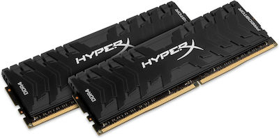 HyperX Predator 16GB DDR4 RAM με 2 Modules (2x8GB) και Ταχύτητα 3200 για Desktop