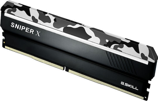 G.Skill Sniper X DDR4 16GB RAM με 2x8GB Modules και Ταχύτητα 3200 για Desktop