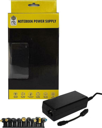 NG Universal Φορτιστής Laptop 90W 20V 2A με Αποσπώμενο Καλώδιο Τροφοδοσίας