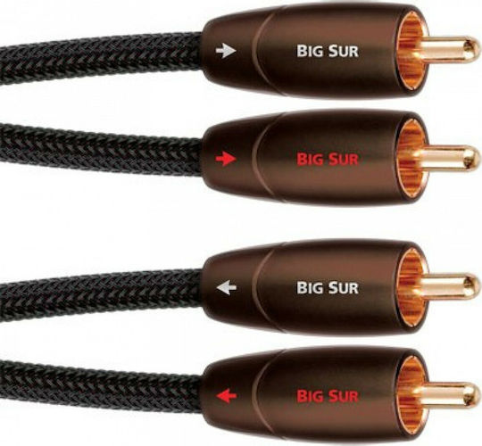 Audioquest Big Sur Кабел RCA мъжки - RCA мъжки 1.5м