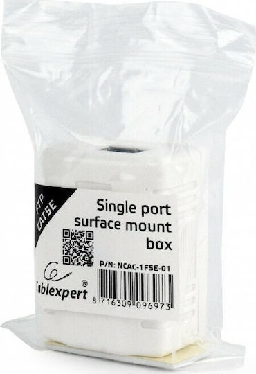 Cablexpert CAT5E FTP Single Port Surface Mount Box