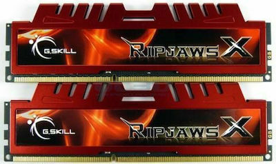 G.Skill RipjawsX 16GB DDR3 RAM με 2 Modules (2x8GB) και Ταχύτητα 1600 για Desktop