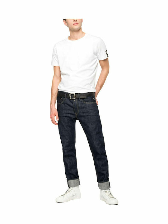 Willibi Men's Jeans Pants with Regular Fit Blue