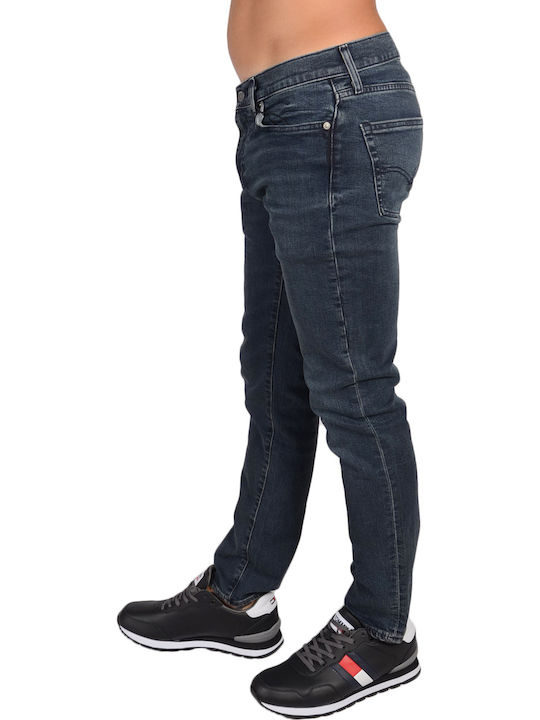 511 Men's Jeans Pants with Slim Narrow Fit Stone Wash Blue