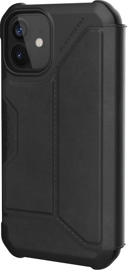 UAG Metropolis Book Piele Negru (iPhone 12 mini)