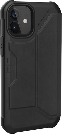UAG Metropolis Book Piele Negru (iPhone 12 mini)