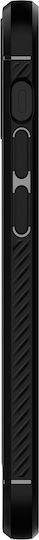 Spigen Rugged Armor Back Cover Σιλικόνης 2mm Μαύρο (iPhone 12 / 12 Pro)