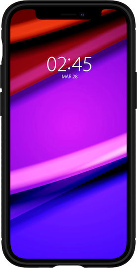 Spigen Rugged Armor Back Cover Σιλικόνης 2mm Μαύρο (iPhone 12 / 12 Pro)