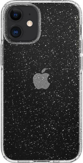 Spigen Liquid Crystal Glitter Back Cover Silicone Transparent (iPhone 12 mini)