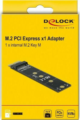 DeLock Card PCIe la M.2 Negru (64105)