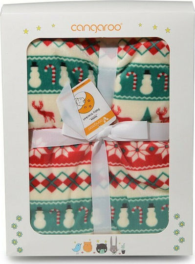 Cangaroo Baby Blanket Nursery Swaddling Blanket Festive 75x105cm