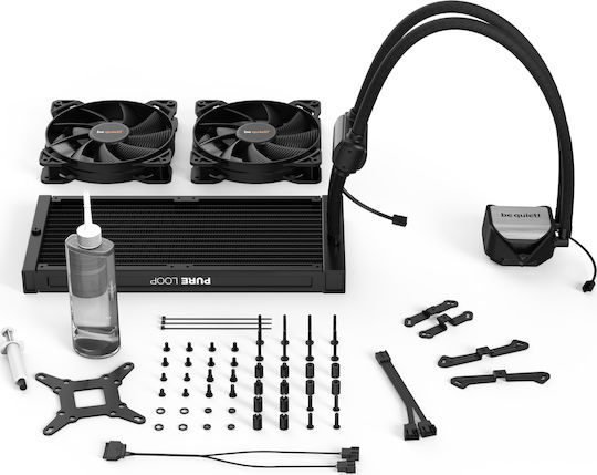 Be Quiet PURE LOOP 280mm Υδρόψυξη Επεξεργαστή Διπλού Ανεμιστήρα 140mm για Socket AM4/AM5/1200/115x