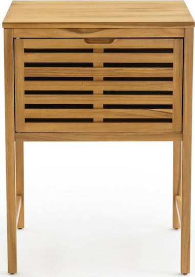 La Redoute Interieurs Haumea Πάγκος χωρίς Νιπτήρα Μ60xΒ50xΥ83cm Φυσικό Ξύλο