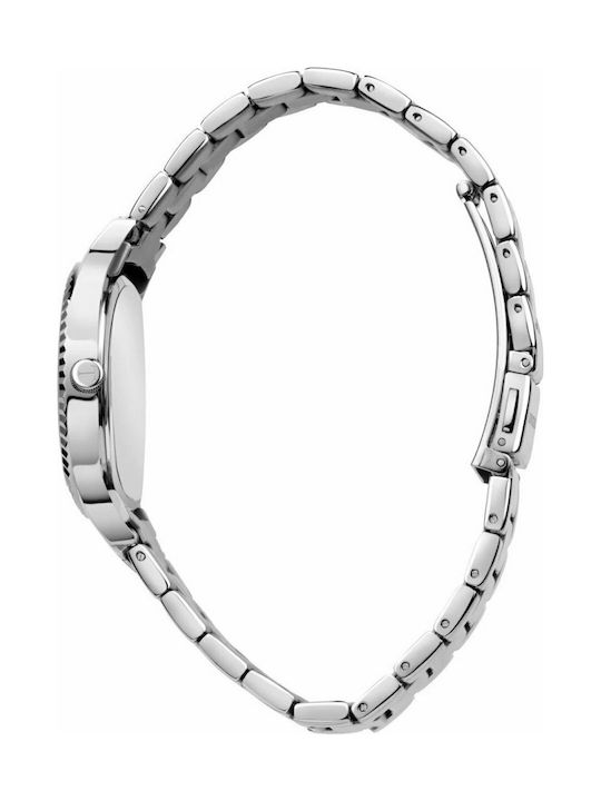 Trussardi T-Bent Watch with Silver Metal Bracelet