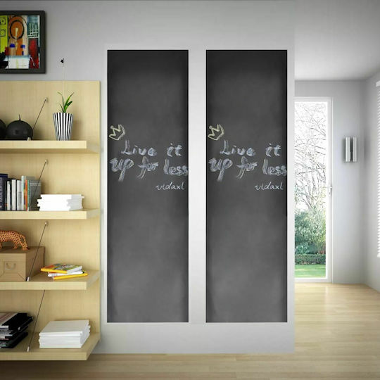 Dekorativer Aufkleber Wand Tafel 2Stück 300x60cm vidaXL