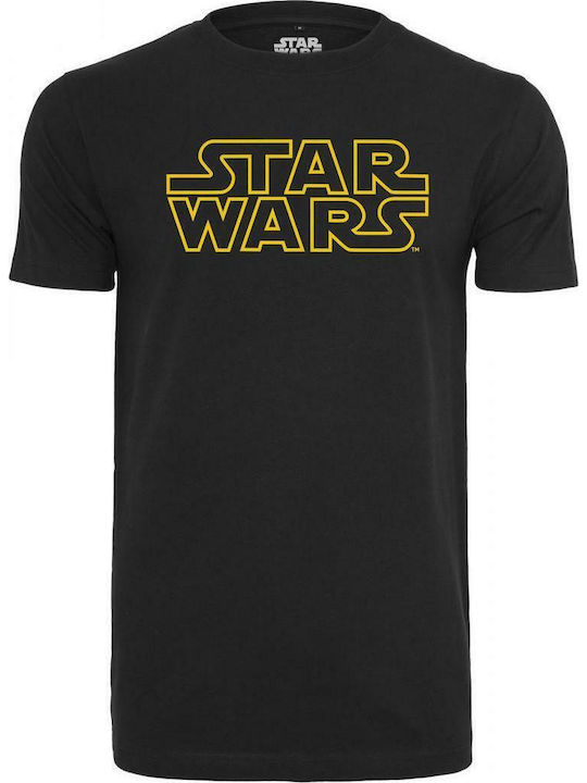 Merchcode Logo T-shirt Star Wars Black Cotton MC345-00007