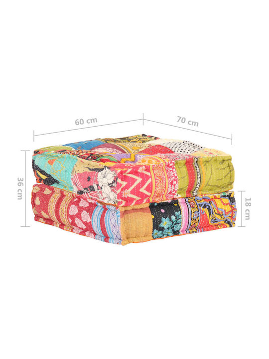 Bean Bag Chair Stool Waterproof Multicolour 60x70x36cm
