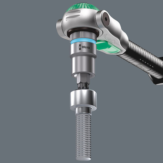 Wera Set Sockets 1/4" Belt A 3 Torx HF Zyklop Walnut with Torx Head and Socket 1/4'' T10 / T15 / T20 / T25 / T27 / T30 / T40 / T8 / T9 9pcs