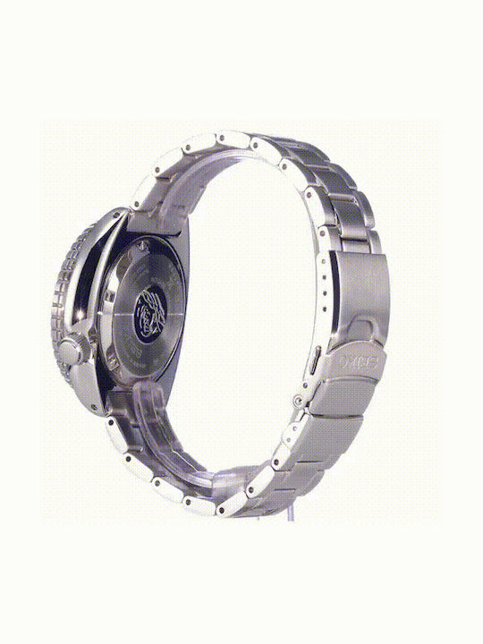 Seiko Prospex Men's Watch 45mm Automatic with Silver Metal Bracelet