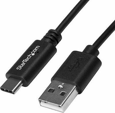 StarTech USB 2.0 Kabel USB-C männlich - USB-A Schwarz 2m (USB2AC2M)