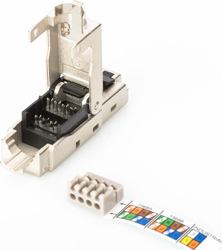 Digitus Βύσμα RJ-45 male Ασημί DN-93631