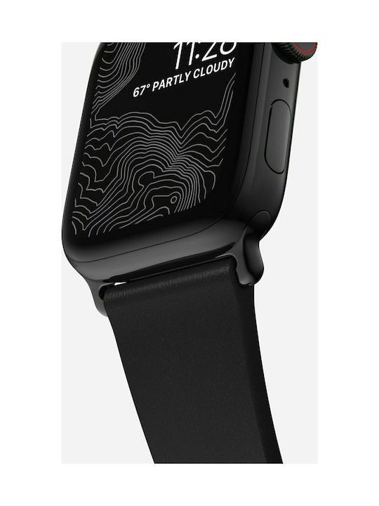 Nomad Modern Slim Strap Strap Leather Black (Apple Watch 38/40/41/42mm) NM10J1B000