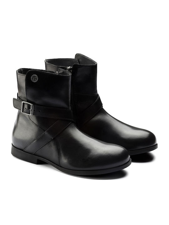 Collins Ghete Dama de Piele Ankle Boots Negru
